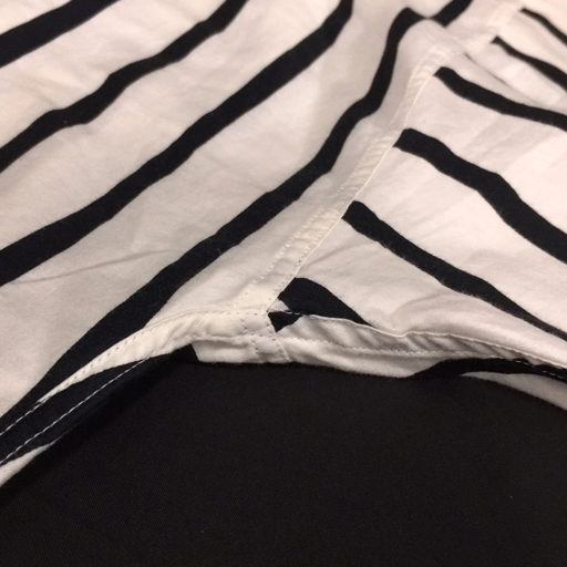  Gianni Versace размер 46 полоса рисунок длинный рукав рубашка с длинным рукавом мужской хлопок tops GIANNI VERSACE