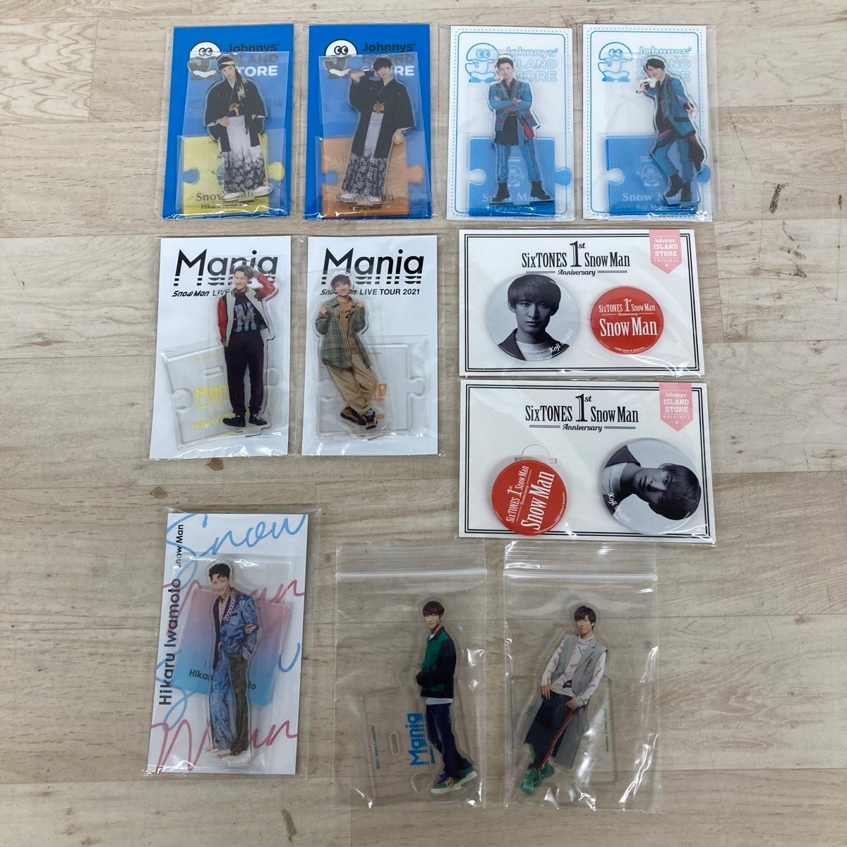 Snow Man アクスタ・アクリルスタンド・缶バッジ／ジャニーズグッズ 男性アイドル(43)[D8927]_画像1