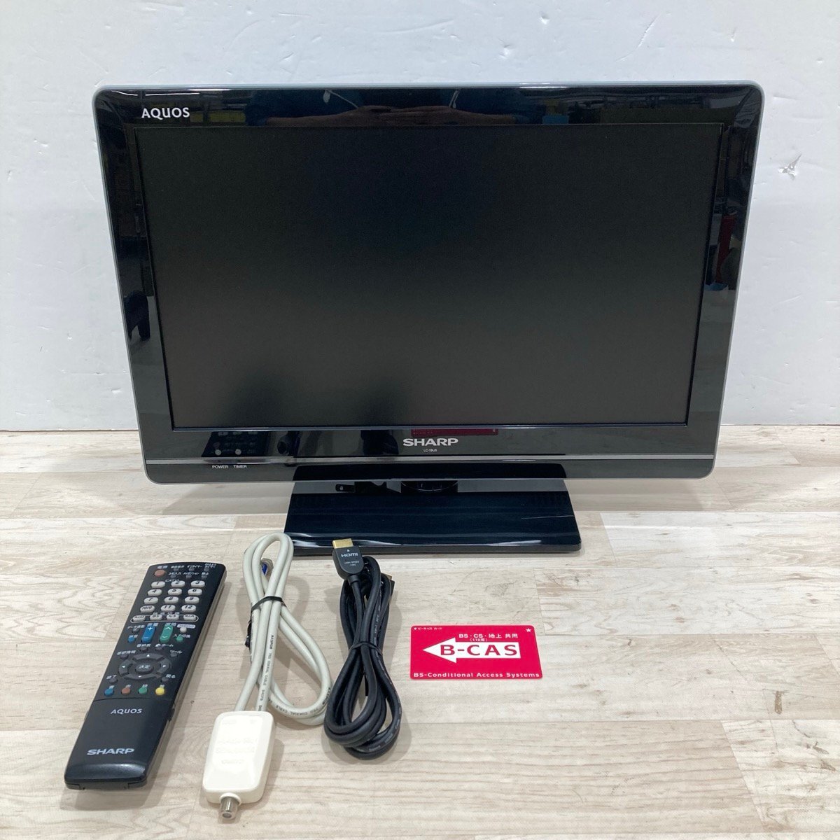 SHARP シャープ AQUOS 19型液晶テレビ LC-19U5 2011年製[D8912]_画像1