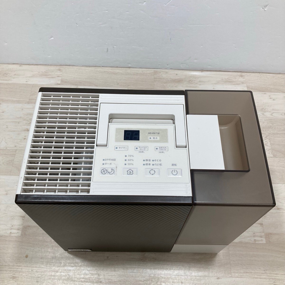 DAINICHI ダイニチ ハイブリッド加湿器 HD-RX718-T 木造住宅12畳/プレハブ洋室19畳 2018年製[D8990]_画像5