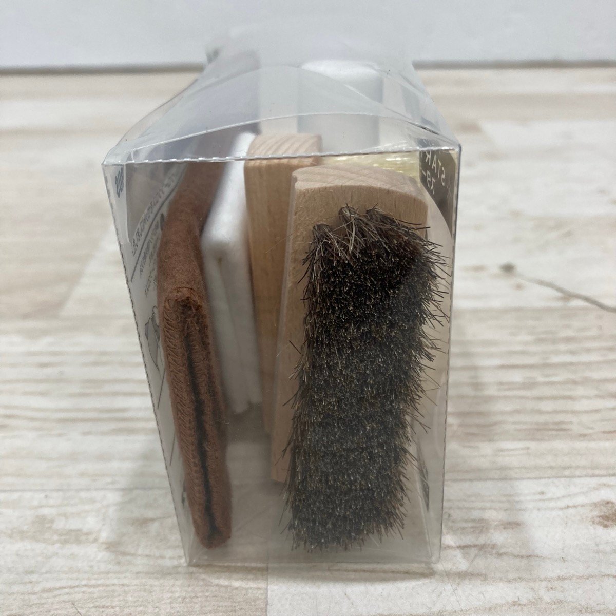 未開封品 コロンブス 靴磨きセット 入門編 ブートブラックシルバーライン スターターセット ニュートラル[C10545]_画像4