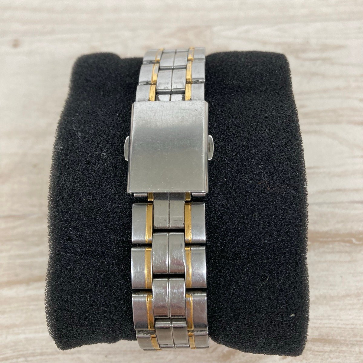 送料185円 電池切れ SEIKO セイコー KINETIC キネティック 5M63-0B10 メンズ 腕時計 オートクォーツ デイデイト 白文字盤[C10548]_画像7