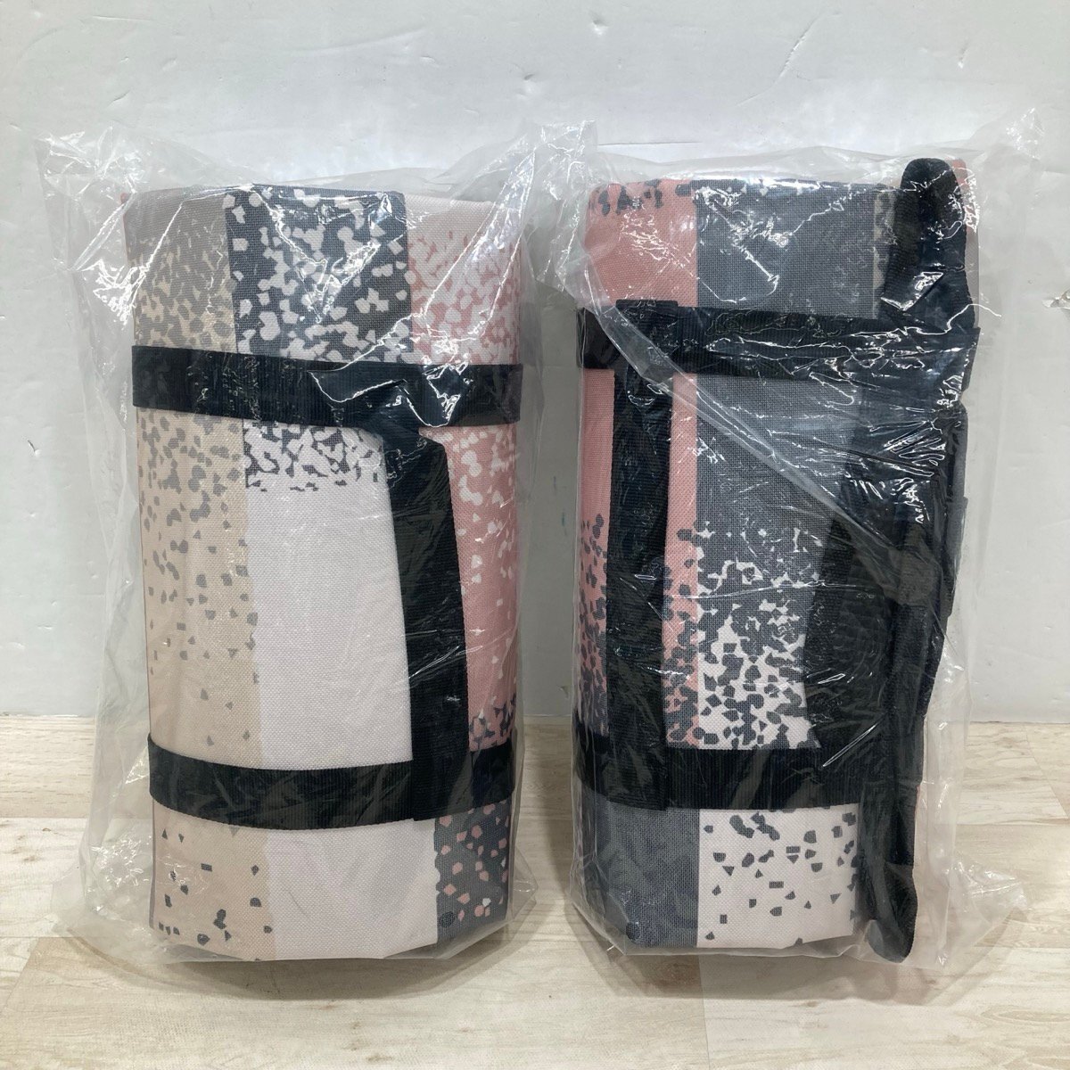 未使用 Mercedes Benz メルセデス・ベンツ オリジナル ピクニックラグ 2セット[D9016]_画像1