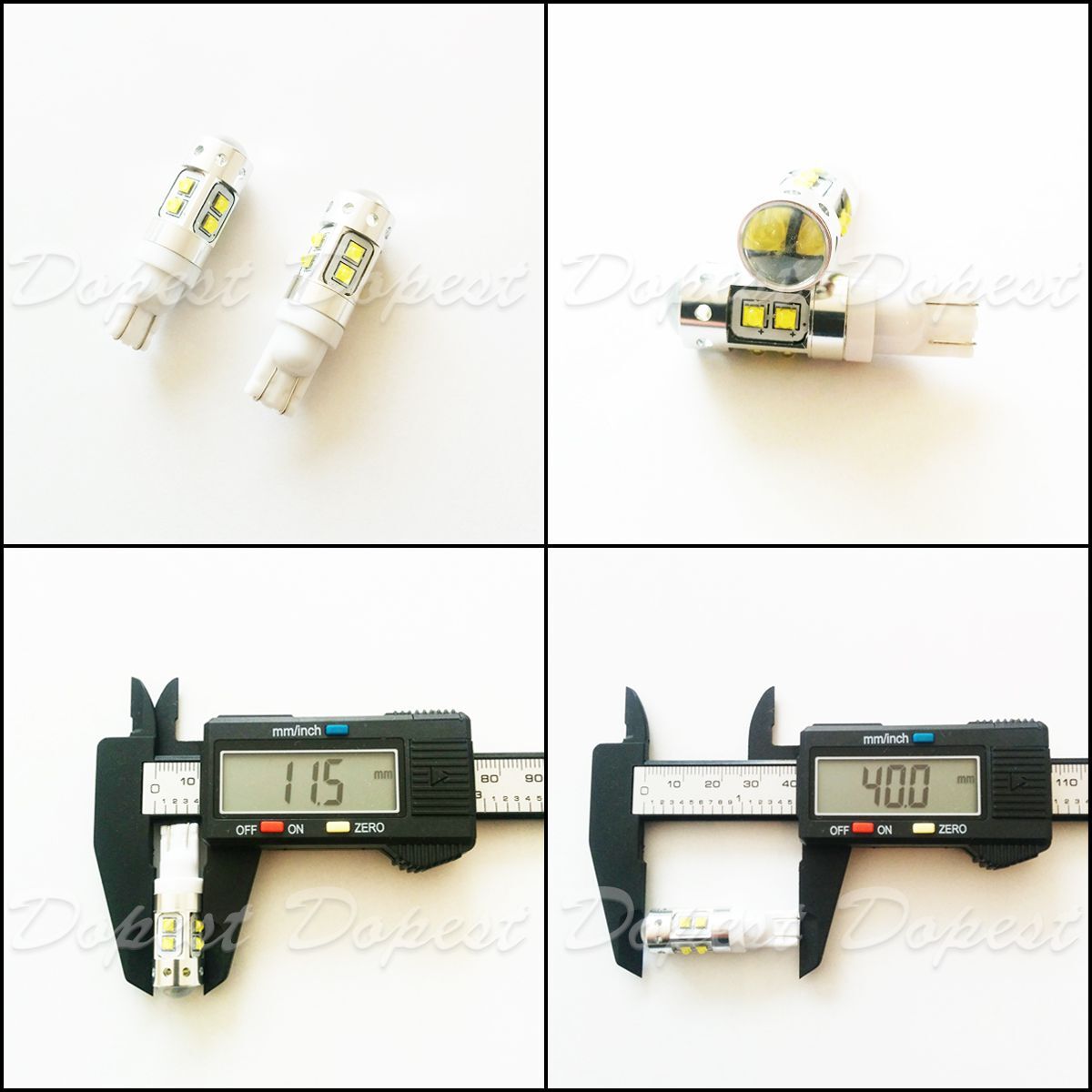 レクサス IS F T16 LED バックランプ USE20系 H19.10～ 50W バルブ ホワイト(白) 車検対応 2個セット_画像3