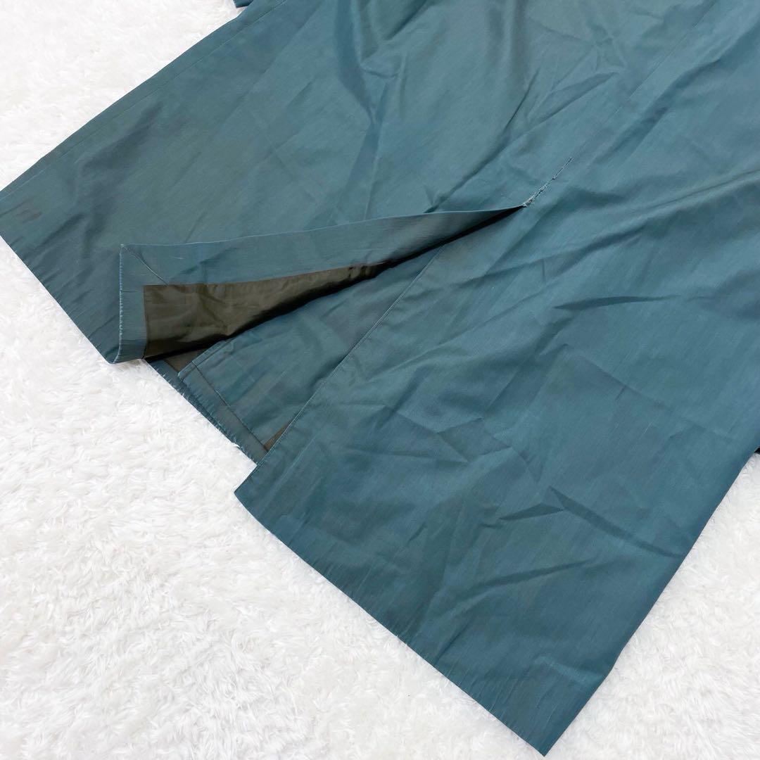 【正規品】Burberrys バーバリーズ ステンカラーコート チェスターコート サイズM〜L メンズ ヴィンテージ ブルーグリーン系_画像8