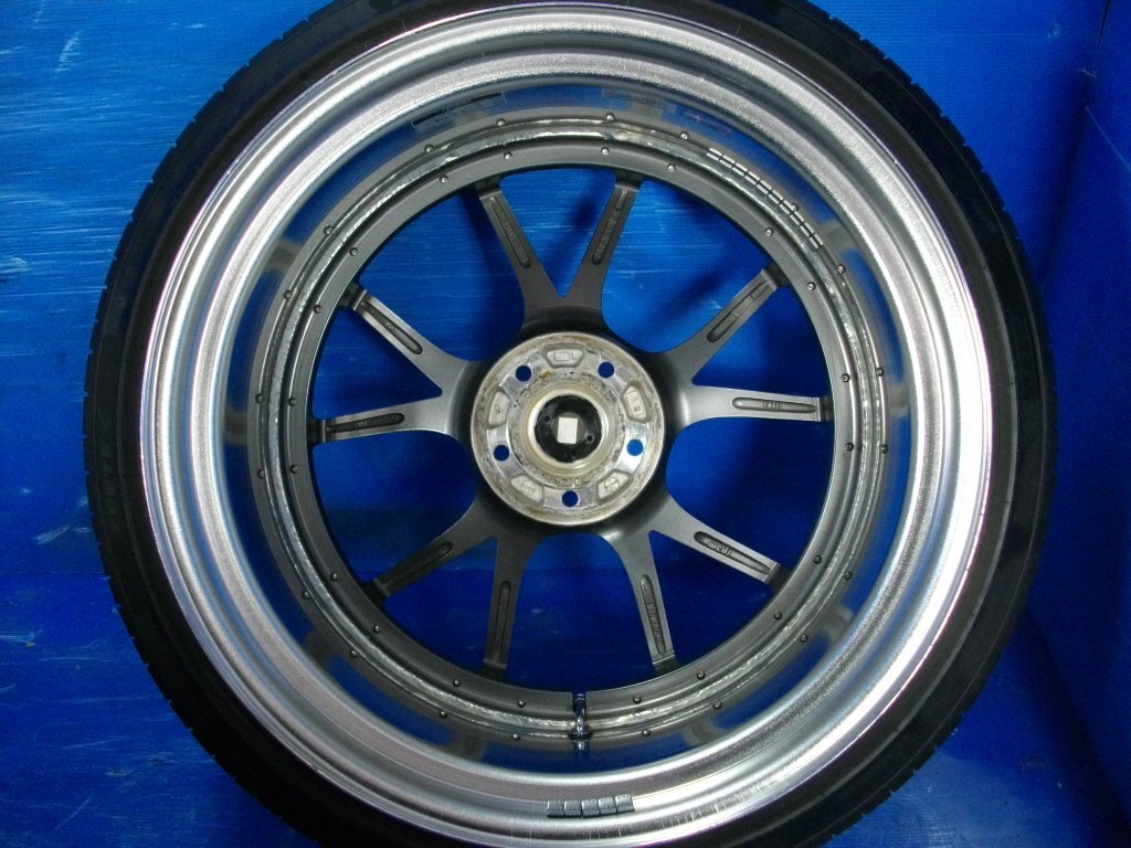 【H】WEDS MAVERICK 905S 21インチ 9.5J +38 5H PCD114.3 ZEETEX HP5000 max 245/35R21 2024年製 4本 アルファード ヴェルファイア など_画像3