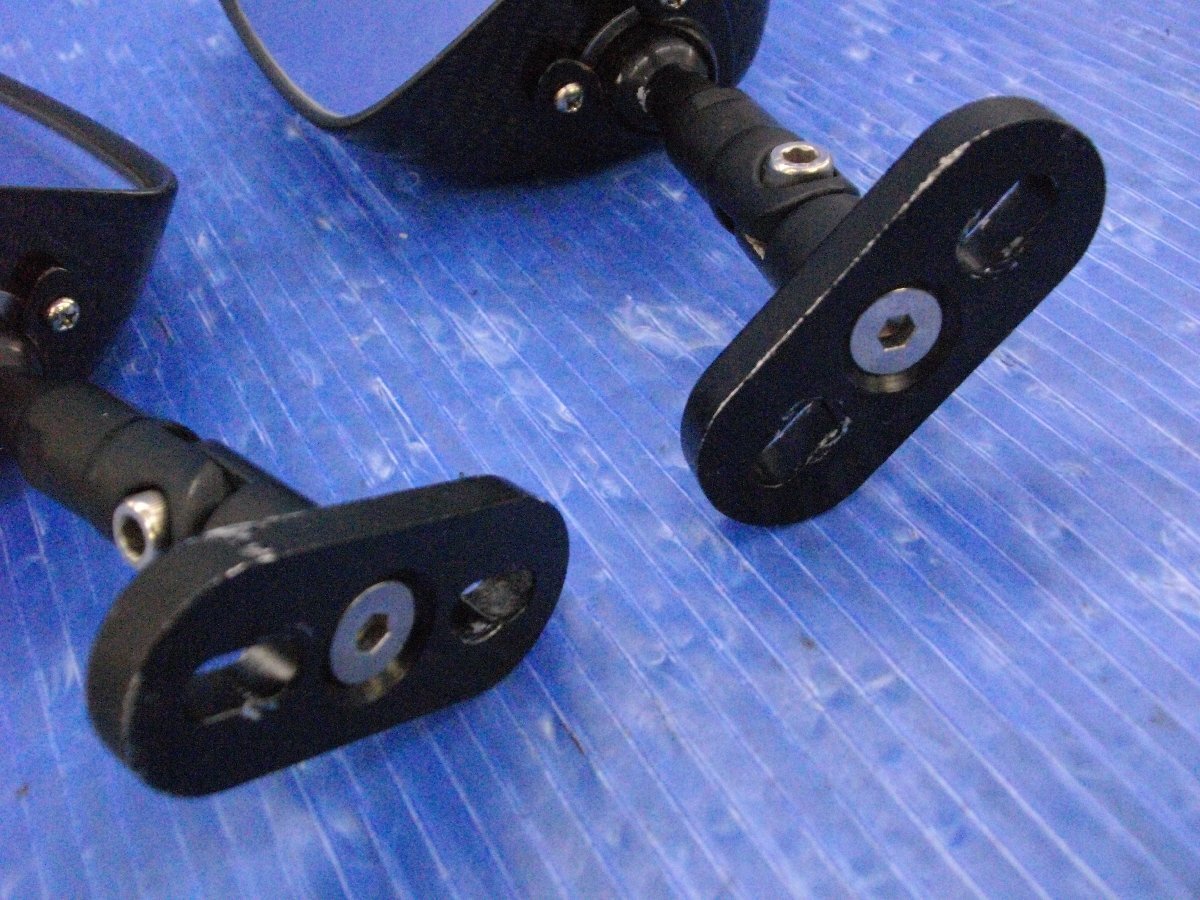 T【670】中古品 SIMOTA カーボンミラー クリアレンズ フィッティング27～41mm シモタ NSR250R など_画像5