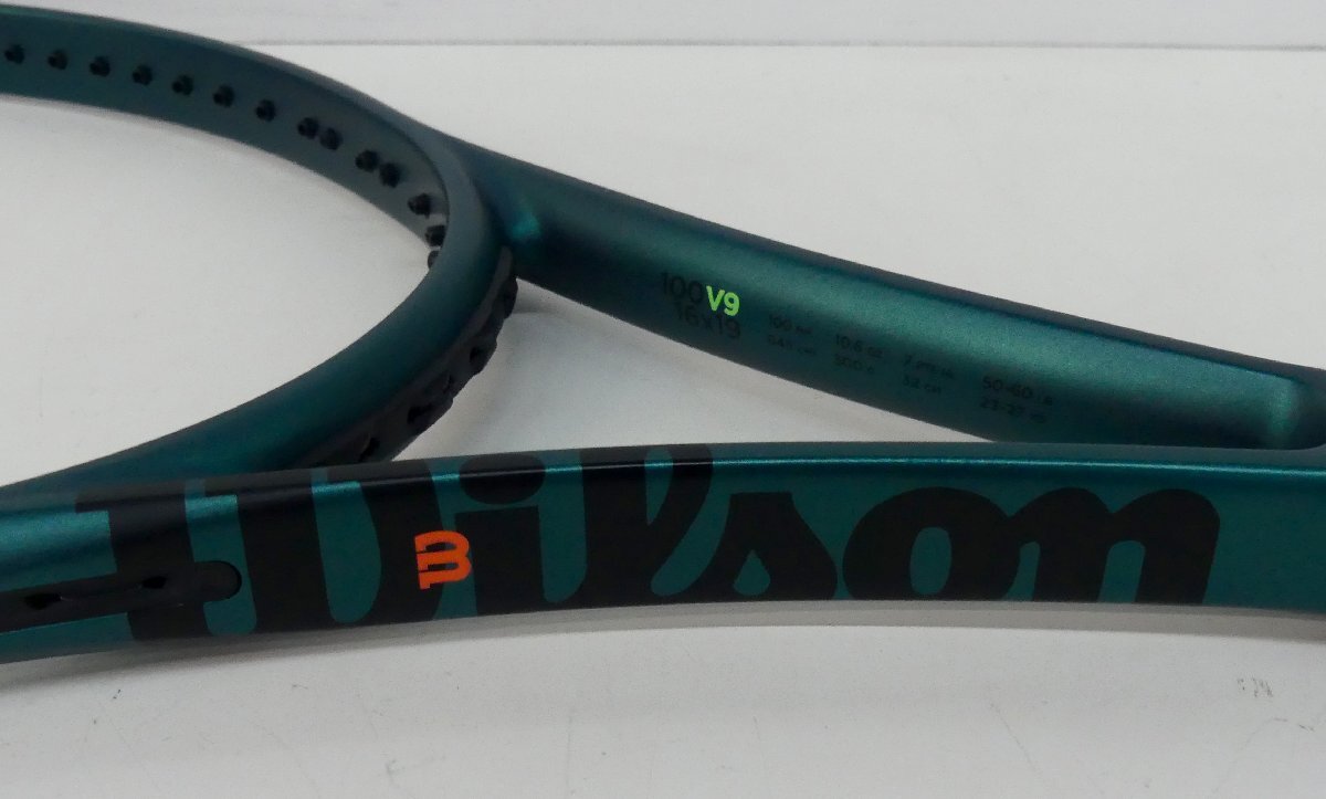 ☆美品!Wilson ウィルソン 硬式テニスラケット BLADE 100 V9 16×19 ブレード①☆