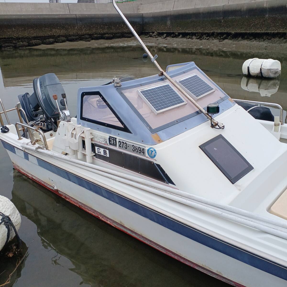 売り切り！◆ヤマハ　UF-20(ER7)◆全長5.38m　幅1.95m　深さ0.87m◆船外機　ヤマハ　6H5(50D)　50.0PS　2スト◆実働♪_画像4