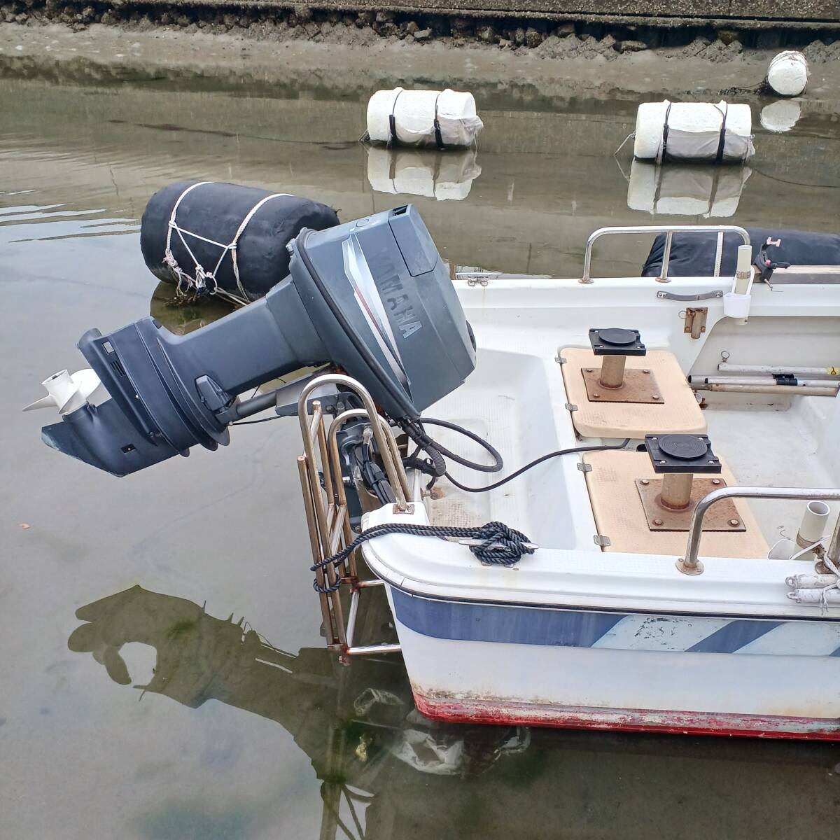 売り切り！◆ヤマハ　UF-20(ER7)◆全長5.38m　幅1.95m　深さ0.87m◆船外機　ヤマハ　6H5(50D)　50.0PS　2スト◆実働♪_画像6