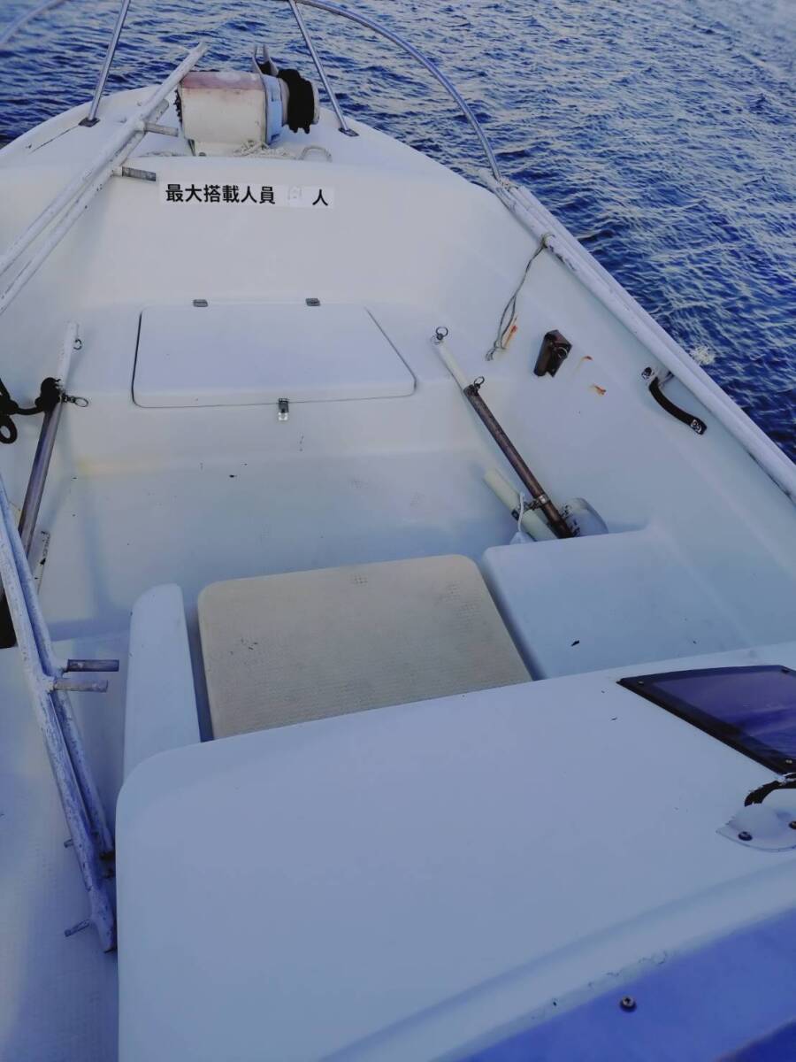 売り切り！◆ヤマハ　UF-20(ER7)◆全長5.38m　幅1.95m　深さ0.87m◆船外機　ヤマハ　6H5(50D)　50.0PS　2スト◆実働♪_画像8