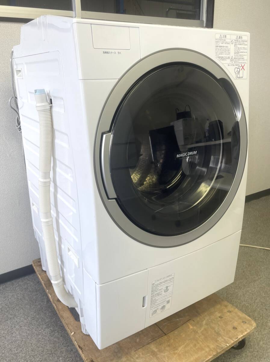 ◆モデルルーム展示品/未使用品/TOSHIBA/東芝/ドラム式洗濯干燥機(jī)/TW-117V5L/洗濯11kg?干燥7kg◆AT11