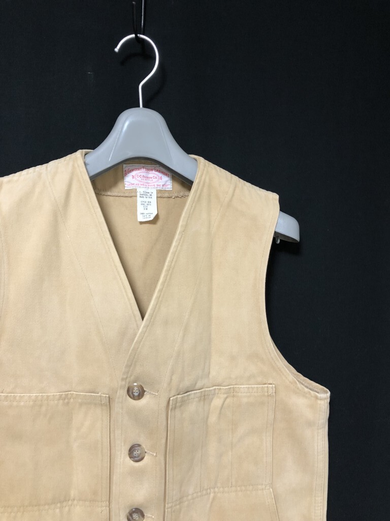 USA製◆FILSON GARMENT "MOLESKIN VEST" ベスト サイズ38 フィルソン_画像3