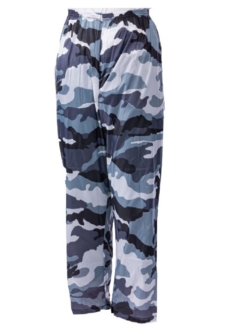 新品格安！人気の迷彩柄 ポリエステルヤッケ＆パンツズボン上下セット！カモフラホワイト 白 大きいサイズEEL/5Lサイズ 軽作業や農作業など_画像6