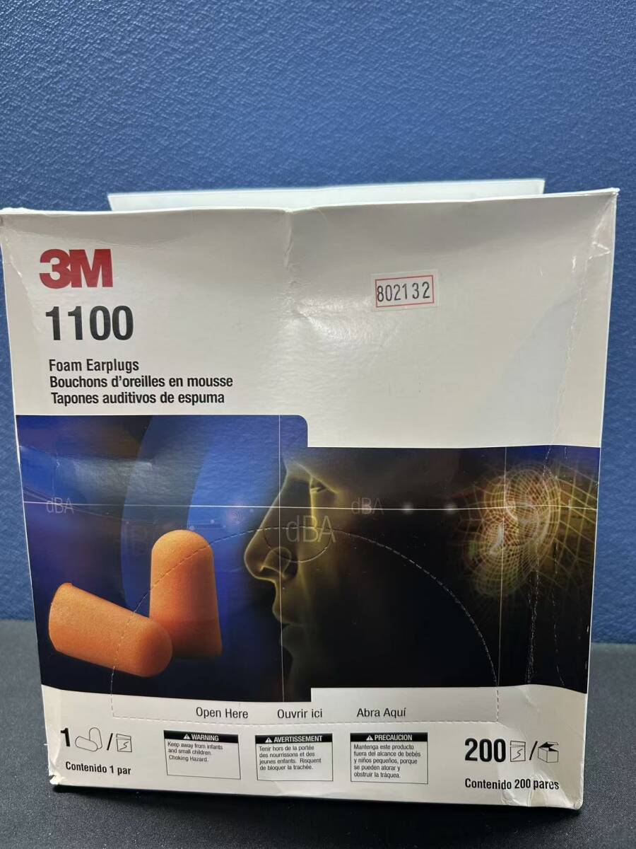 802132 スリーエム (3M) 耳栓 1100 1ケース（約200袋）の画像2