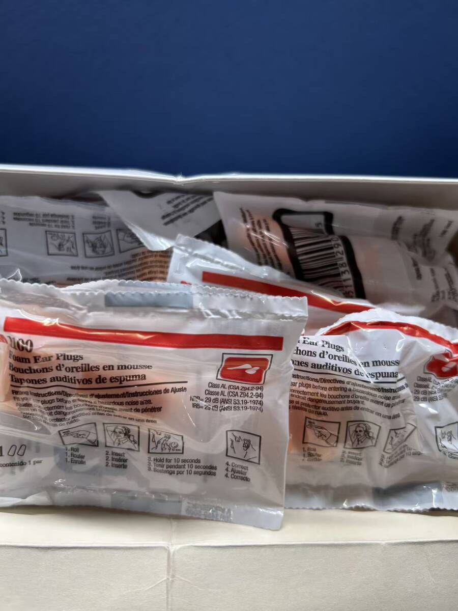 802132 スリーエム (3M) 耳栓 1100 1ケース（約200袋）の画像3