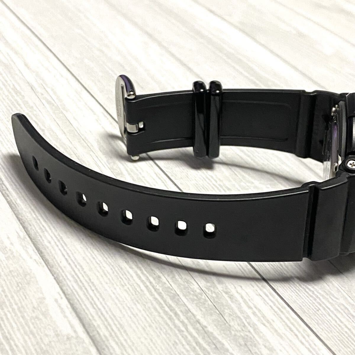 新品電池　稼動品　極美品　CASIO カシオ Baby-G 腕時計 アナデジ ベビージー クオーツ ブラック BABY-G_画像8