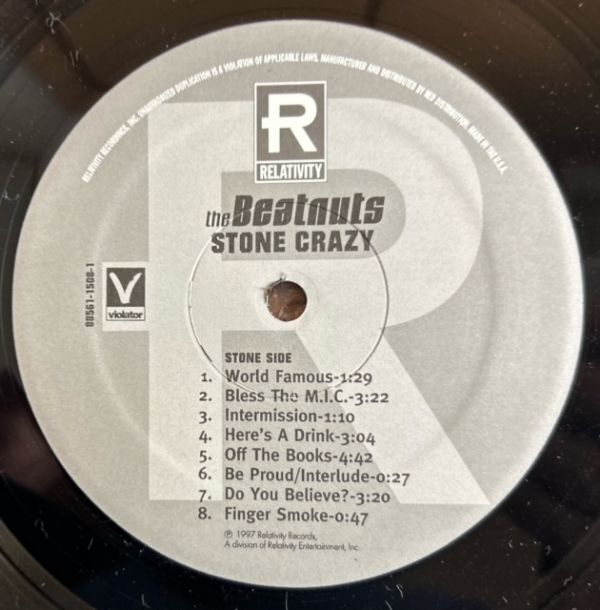 【LP】The Beatnuts / Stone Crazy【241110】USA/shrink/1997_画像3