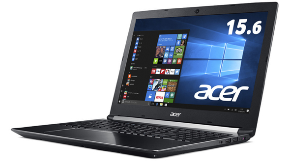 acer intel i7 7700HQ 12G GeForce GTX1050 ゲーミング　ノートPC A715-71G-75YK_画像1