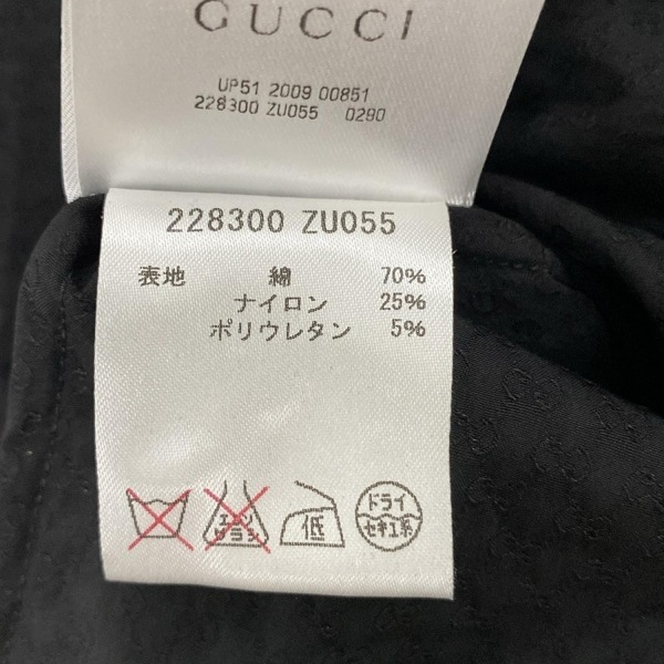 グッチ GUCCI 長(zhǎng)袖シャツブラウス サイズ42 M 228300ZU055 - 黒 レディース 美品 トップス