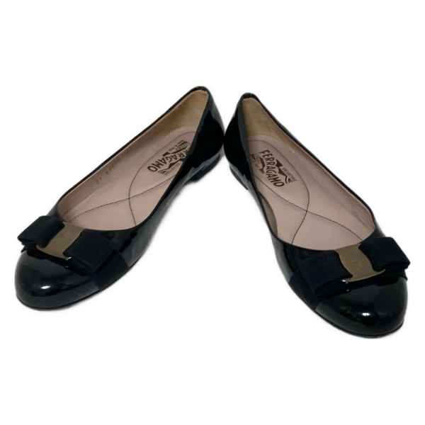  Salvatore Ferragamo FERRAGAMO/SalvatoreFerragamo плоская обувь 6 1/2 C - кожа чёрный женский vala обувь 