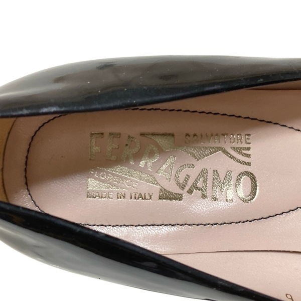  Salvatore Ferragamo FERRAGAMO/SalvatoreFerragamo плоская обувь 6 1/2 C - кожа чёрный женский vala обувь 