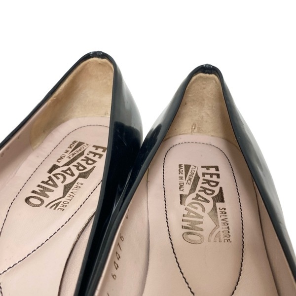  Salvatore Ferragamo FERRAGAMO/SalvatoreFerragamo плоская обувь 6 1/2 C - кожа чёрный женский vala обувь 