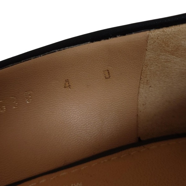 サルバトーレフェラガモ FERRAGAMO/SalvatoreFerragamo パンプス 4 D - レザー 黒×ゴールド レディース スタッズ 靴_画像6