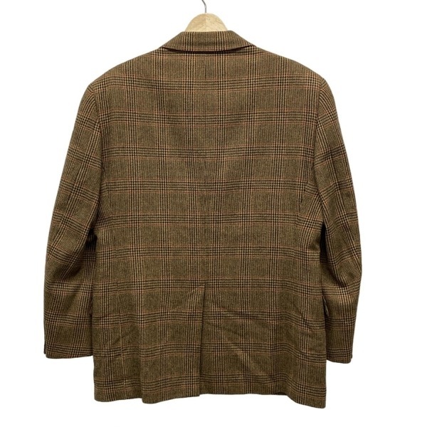 ブルックスブラザーズ BrooksBrothers サイズ39SHT - ブラウン×マルチ メンズ 長袖/秋/冬/肩パット/チェック柄/カシミヤ混 ジャケット_画像2