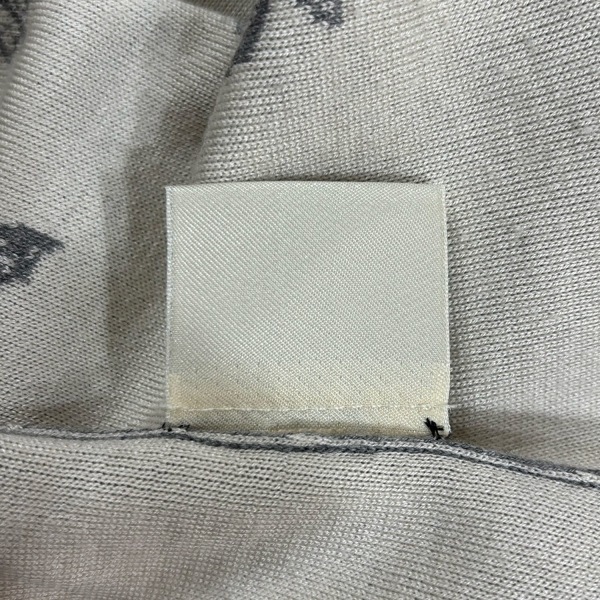 エルメス HERMES サイズ34 S - グレー×アイボリー レディース 長袖/ひざ丈/カシミヤ/シルク/ニット/トラ ワンピース_画像5