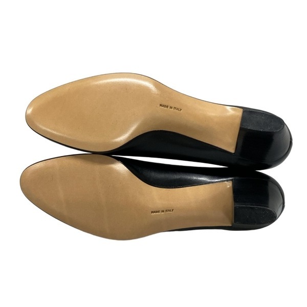 サルバトーレフェラガモ FERRAGAMO/SalvatoreFerragamo パンプス 7 B - レザー 黒 レディース 靴_画像4