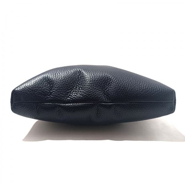 フルラ FURLA ショルダーバッグ - レザー ダークネイビー×黒 美品 バッグ_画像4