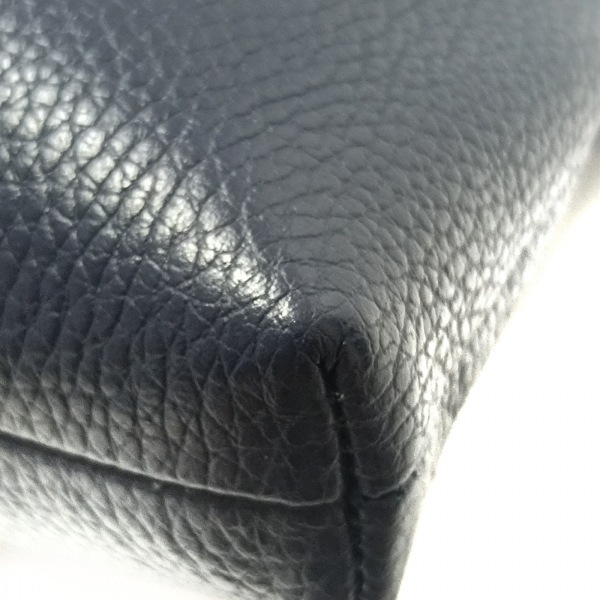 フルラ FURLA ショルダーバッグ - レザー ダークネイビー×黒 美品 バッグ_画像5