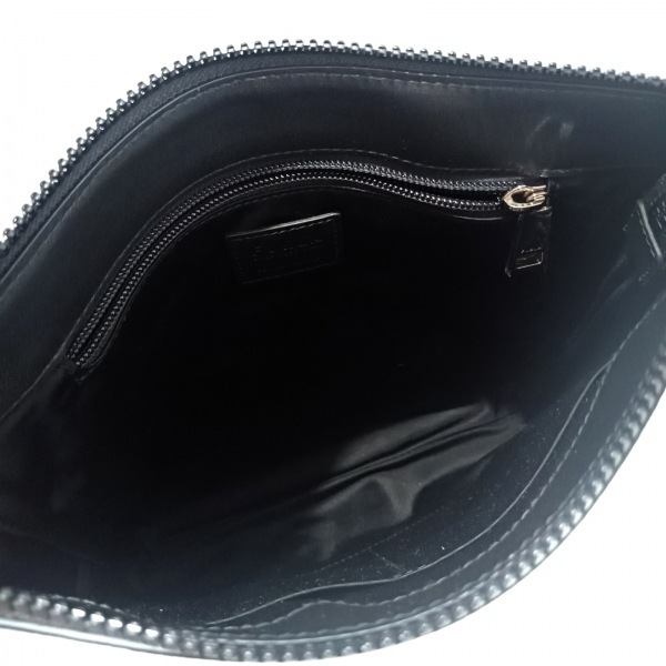 フルラ FURLA ショルダーバッグ - レザー ダークネイビー×黒 美品 バッグ_画像7