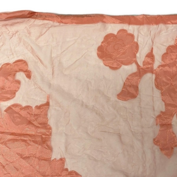 Armani ko let's .-niARMANICOLLEZIONI палантин ( шаль ) - шелк orange цветочный принт muffler