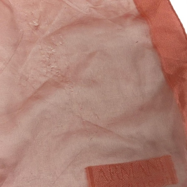 Armani ko let's .-niARMANICOLLEZIONI палантин ( шаль ) - шелк orange цветочный принт muffler