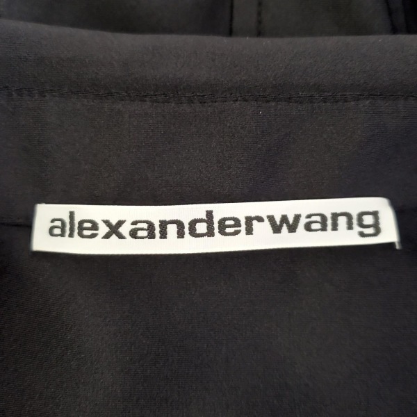 アレキサンダーワン ALEXANDER WANG サイズ2 S - 黒 レディース 長袖/マキシ丈/シャツワンピ 美品 ワンピース_画像3