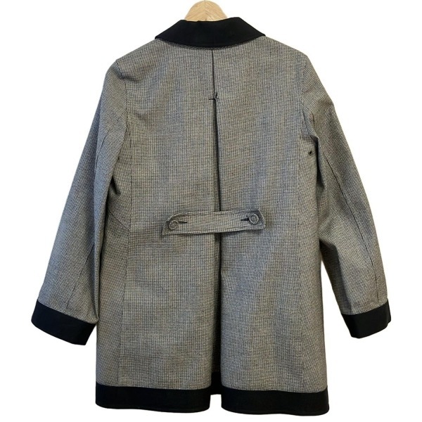 オールドイングランド OLD ENGLAND サイズ36 S - 黒×白 レディース 長袖/千鳥格子柄/春 コート_画像2