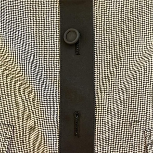 オールドイングランド OLD ENGLAND サイズ36 S - 黒×白 レディース 長袖/千鳥格子柄/春 コート_画像7