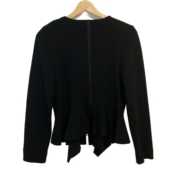  Foxey FOXEY размер 42 L 31242 - чёрный женский длинный рукав / Zip выше / весна / осень жакет 