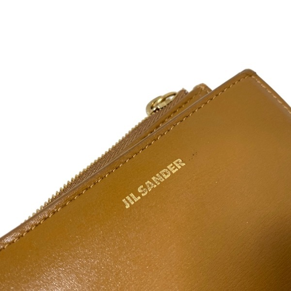 ジルサンダー JILSANDER 2つ折り財布/ミニ/コンパクト J07UI0016 Giro ミニフレンチウォレット レザー ブラウン 財布_画像5