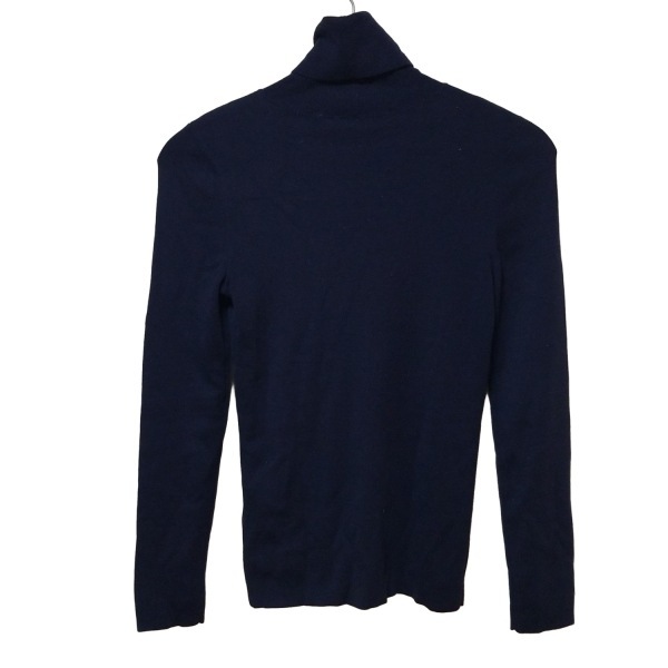 フォクシーニューヨーク FOXEY NEW YORK 長袖セーター/ニット サイズ38 M - ネイビー レディース タートルネック 美品 トップス_画像2