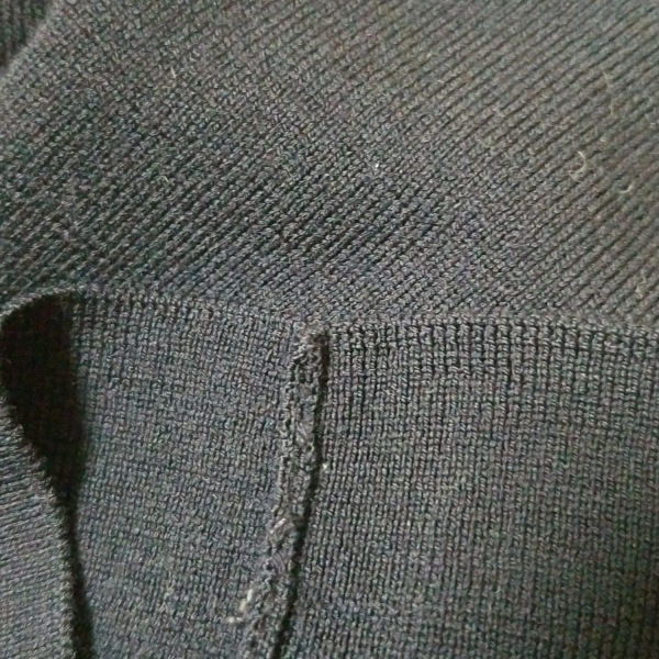 フォクシーニューヨーク FOXEY NEW YORK 長袖セーター/ニット サイズ38 M - ネイビー レディース タートルネック 美品 トップス_画像7