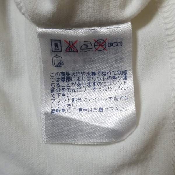 モンベル mont-bell 半袖Tシャツ サイズS - 白×ブラウン レディース クルーネック 美品 トップス_画像5
