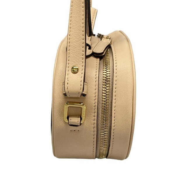 フェンディ FENDI ショルダーバッグ 8BS058 オーロック カメラケース スモール レザー ベージュ 美品 バッグ_画像2