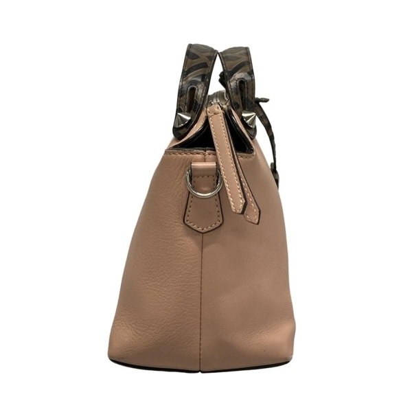 フェンディ FENDI ハンドバッグ 8BL146 バイザウェイ レザー ピンクベージュ×ブラウン×黒 バッグ_画像2