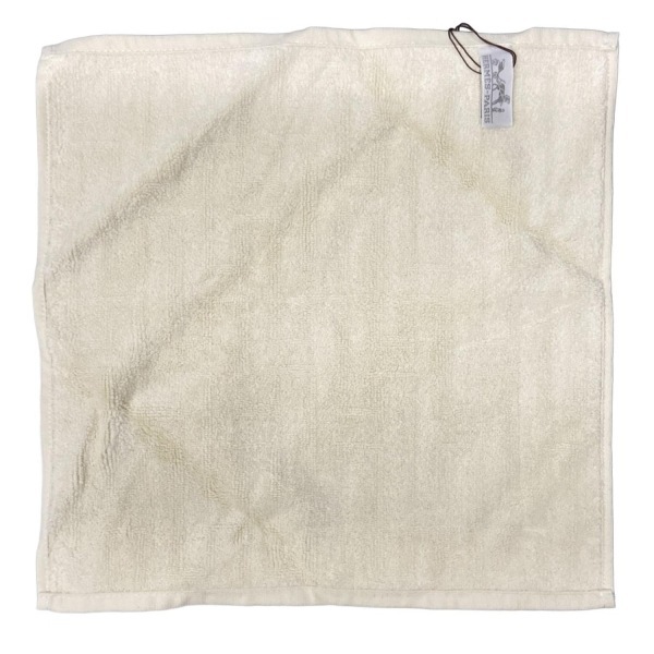 エルメス HERMES - コットン アイボリー フェイスタオル 美品 小物_画像2