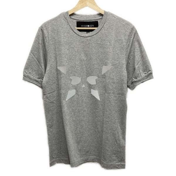 ハイドロゲン HYDROGEN 半袖Tシャツ サイズM - グレー メンズ クルーネック トップス_画像1