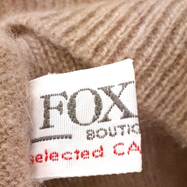  Foxey FOXEY Parker размер 38 M 22670 - серый бежевый женский длинный рукав / вязаный / кашемир / тянуть over прекрасный товар tops 