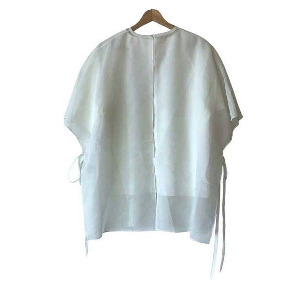  Adore ADORE туника размер 38 M - белый женский вырез лодочкой / короткий рукав / лента / гонки прекрасный товар One-piece 